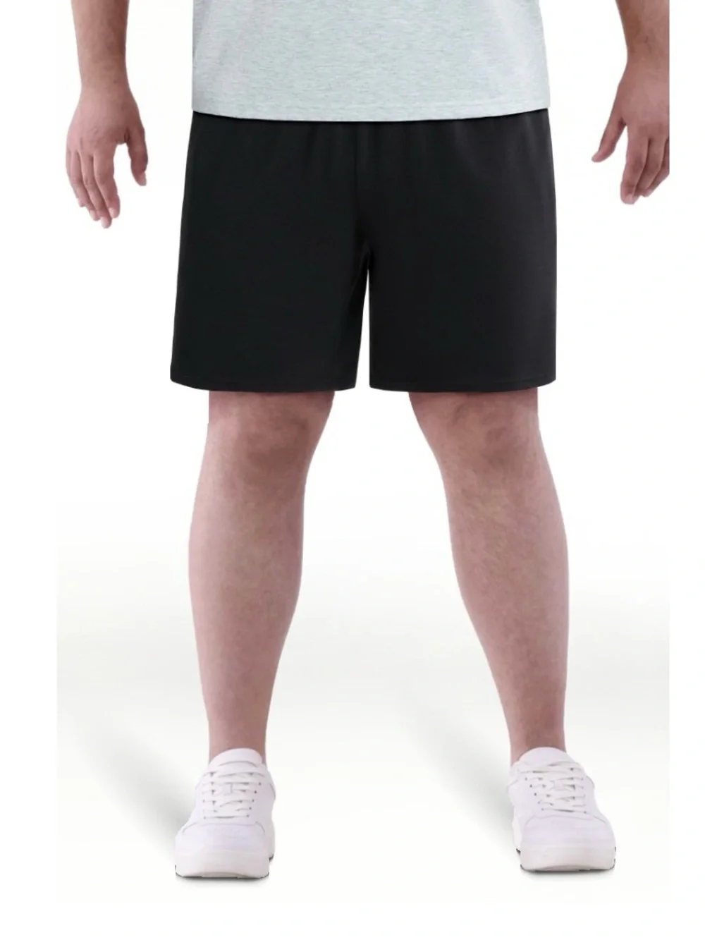 NWT Athletic Works Men's Black  Athletic Tri Blend shorts  - Set of 2